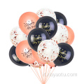 Nuovo arrivo 2022 Happy New Year 12 "Caratex Personalized Natural Latex Decorations Balloons